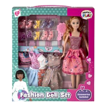 Fashion Doll Playset with Dresses & Accessories
